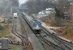 AMTK 90 leads train P092-24 at Boylan Junction